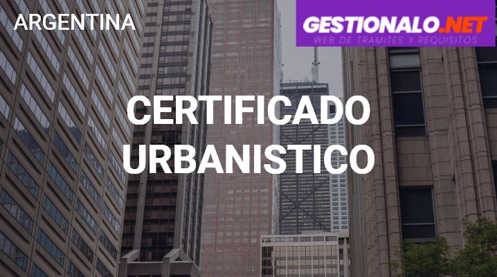 Certificado Urbanístico			