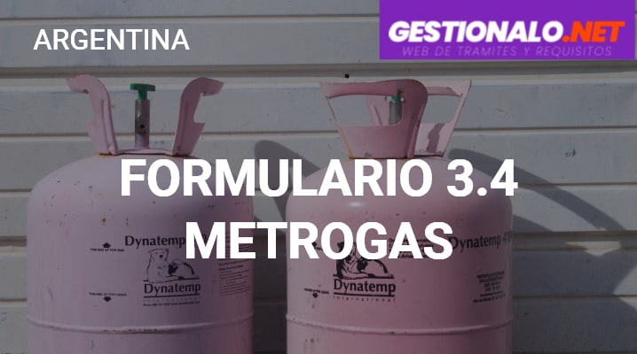 Formulario 3.4 MetroGas